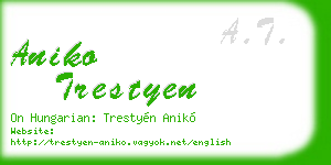 aniko trestyen business card
